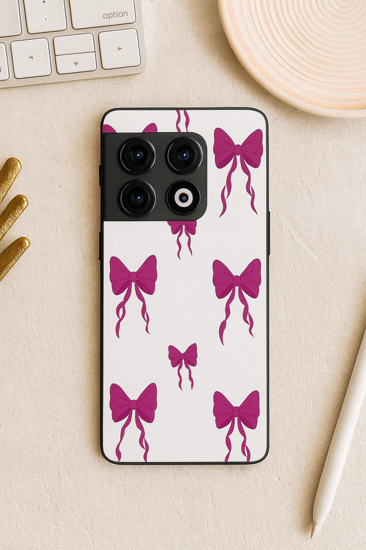 Purple Charm Premium Glass Back Cover For One Plus 13, 12, 11, 10, Nord Series The Case & Co