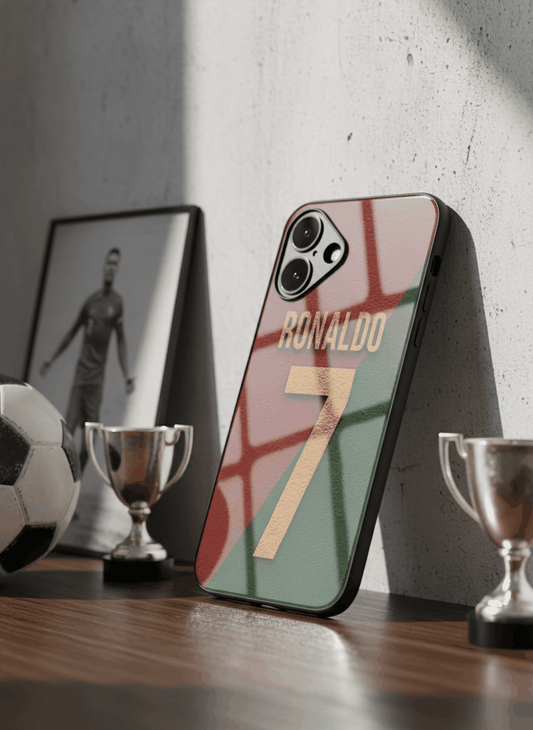 Ronaldo Royale Glass Back Cover For iPhone 11-17 The Case & Co