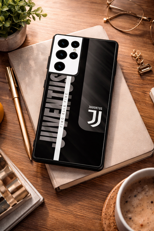 Silent Authority Premium Glass Back Cover For Galaxy S, A, M & F Series The Case & Co