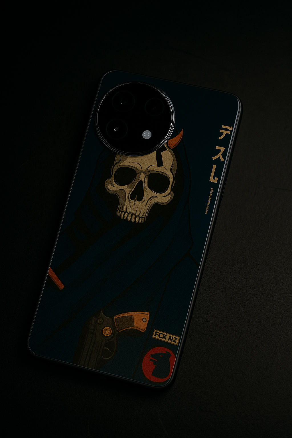 Skullbound Premium Glass Back Cover For One Plus 13, 12, 11, 10, Nord Serie The Case & Co