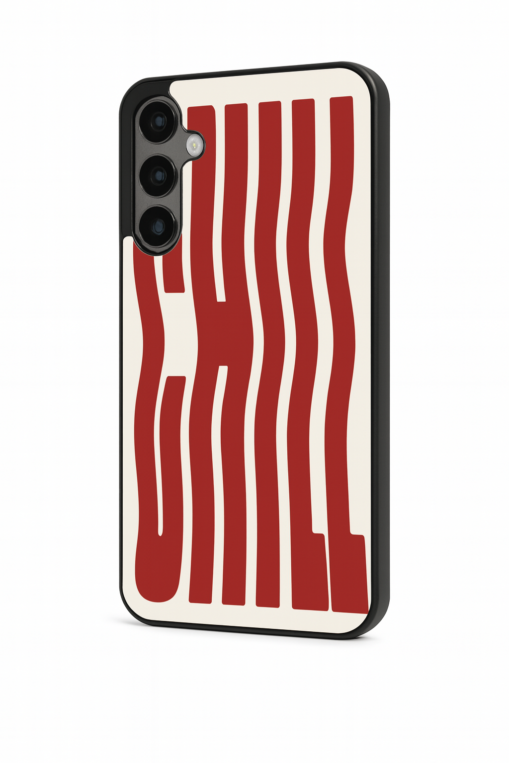 Stay Chill Premium Glass Back Cover For Galaxy S, A, M & F Series The Case & Co