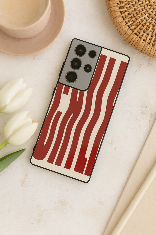 Stay Chill Premium Glass Back Cover For Galaxy S, A, M & F Series The Case & Co