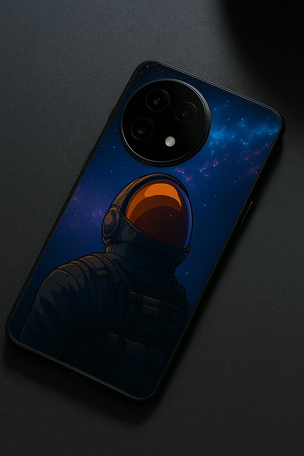 Stellar Void Premium Glass Back Cover For One Plus 13, 12, 11, 10, Nord Series The Case & Co