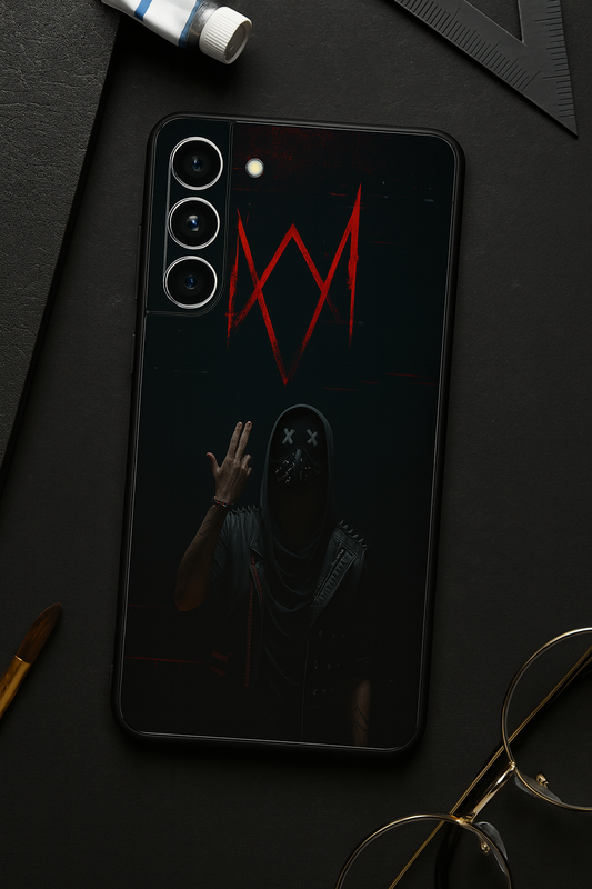 Symbol Premium Glass Back Cover For Galaxy S, A, M & F Series The Case & Co