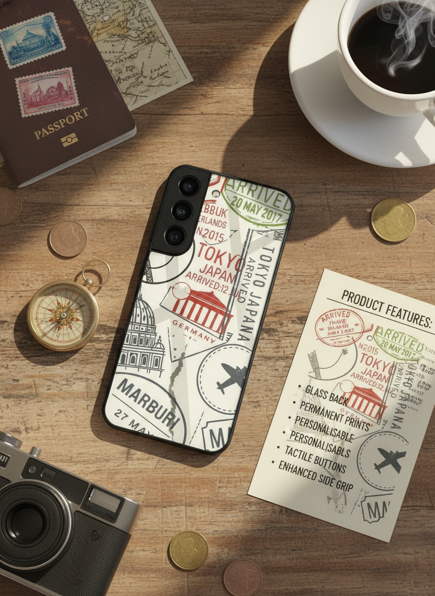 ARRIVE SOON Premium Glass Back Cover For Galaxy S, A, M & F Series