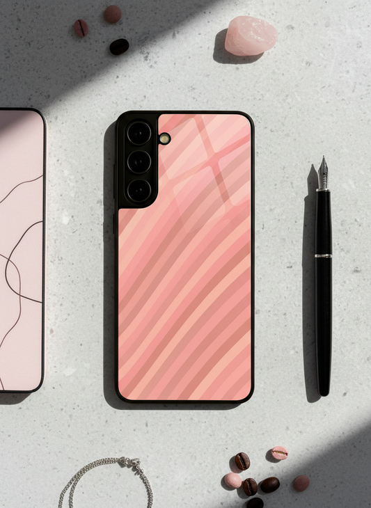 Crayon Craze Premium Glass Back Cover For Galaxy S, A, M & F Series