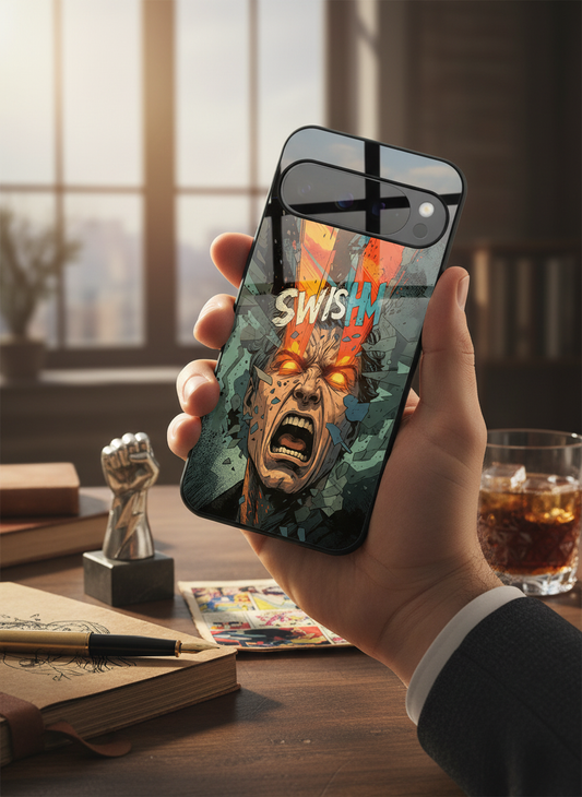 Home Lander Premium Glass Back Cover For Google Pixel 7,8,9,10 Series