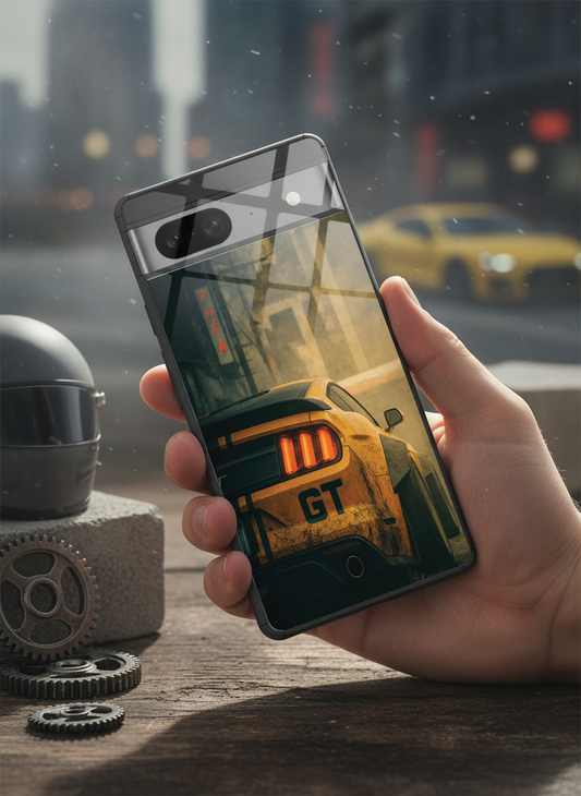 Road King Premium Glass Back Cover For Google Pixel 7,8,9,10 Series