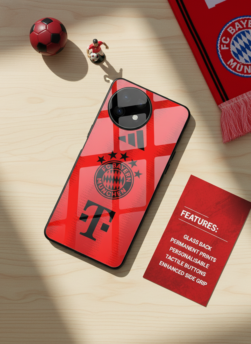 Red Armor Premium Glass Back Cover For One Plus 13, 12, 11, 10, Nord Series