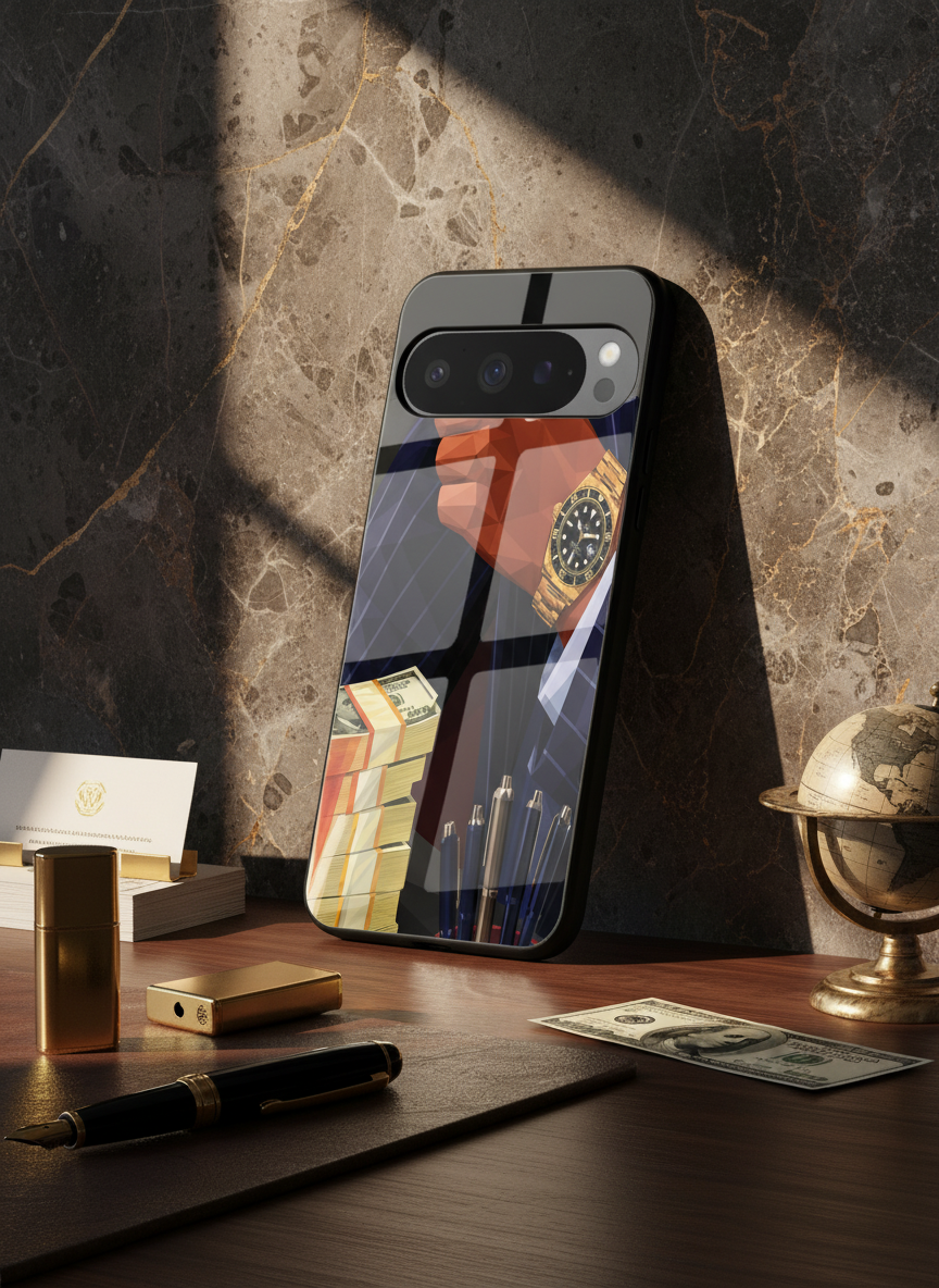 Cash Empire Premium Glass Back Cover For Google Pixel 7,8,9,10 Series