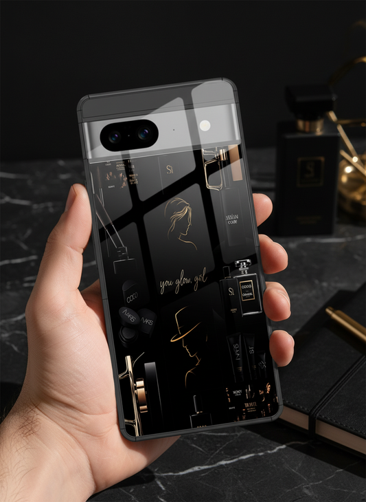 Glow And Grace Premium Glass Back Cover For Google Pixel 7,8,9,10 Series