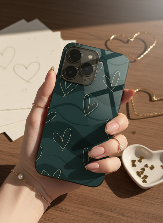 Dark Desire Premium Glass Back Cover For iPhone 11-17 Models