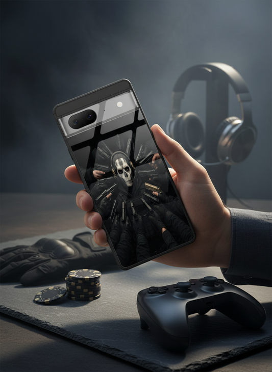 Bullet Crown Premium Glass Back Cover For Google Pixel 7,8,9,10 Series