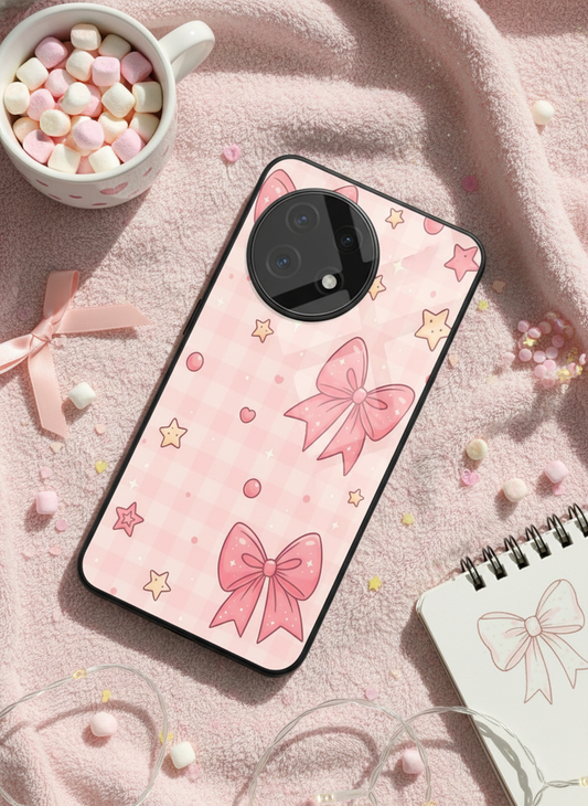 Pastel Charm Premium Glass Back Cover For One Plus 13, 12, 11, 10, Nord Series