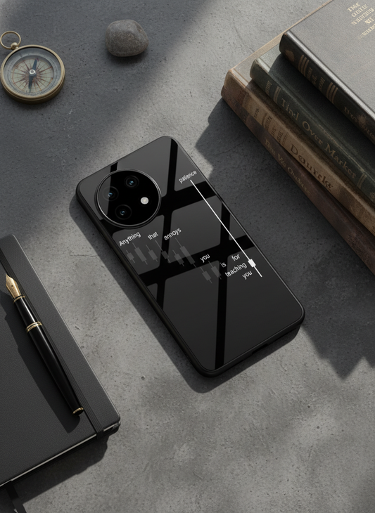 Candle Wisdom Premium Glass Back Cover For One Plus 13, 12, 11, 10, Nord Series