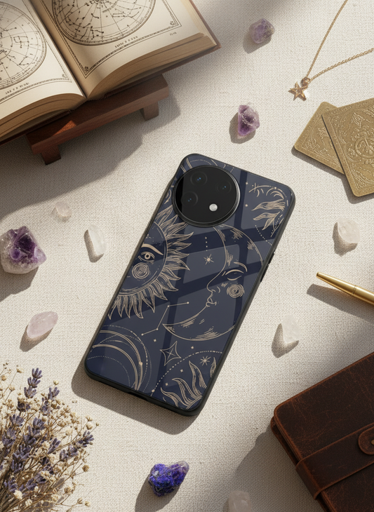 Celestial Dream Glass Back Cover For One Plus 13, 12, 11, 10, Nord Series