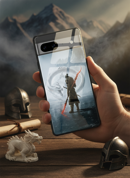 Let's Fight Premium Glass Back Cover For Google Pixel 7,8,9,10 Series