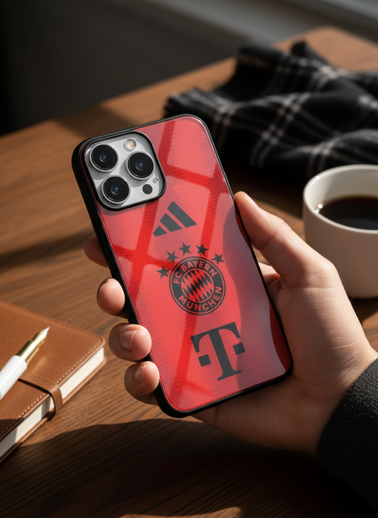 Red Armor Premium Glass Back Cover For iPhone 11-17 Models