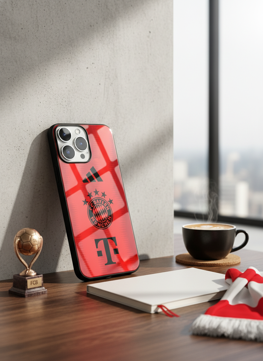 Red Armor Premium Glass Back Cover For iPhone 11-17 Models