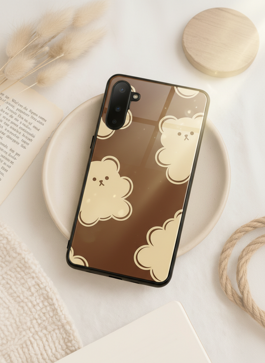 Teddy Overload Premium Glass Back Cover For Galaxy S, A, M & F Series