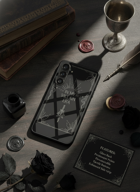 HIMYM Villain Energy Premium Glass Back Cover For Galaxy S, A, M & F Series