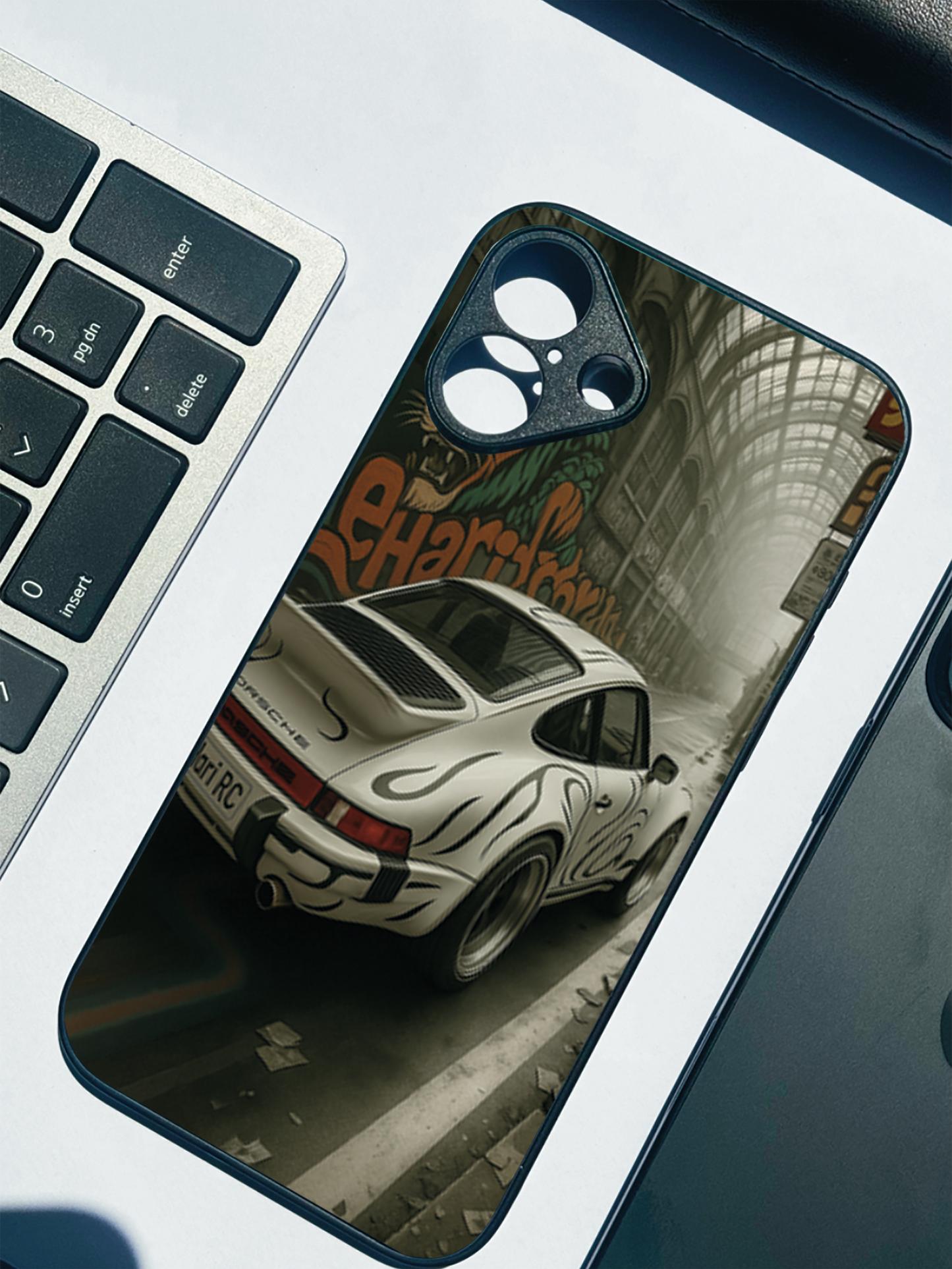 Urban Racer Premium Glass Back Cover For iPhone 11,12,13,14,15,16 Models