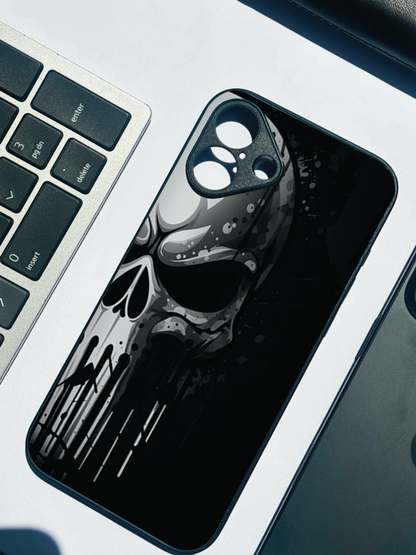 Deathmark Premium Glass Back Cover For iPhone 11,12,13,14,15,16 Models