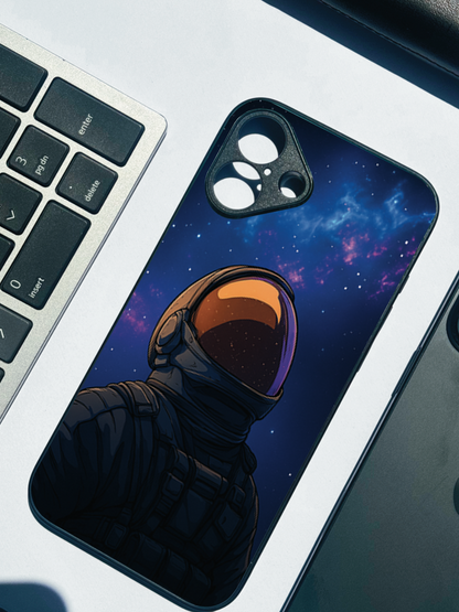 Stellar Void Premium Glass Back Cover For iPhone 11,12,13,14,15,16 Models