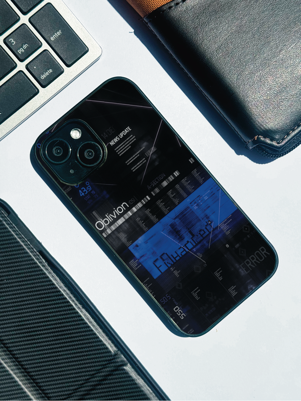 Hacker Premium Glass Back Cover For iPhone 11,12,13,14,15,16,17 Models