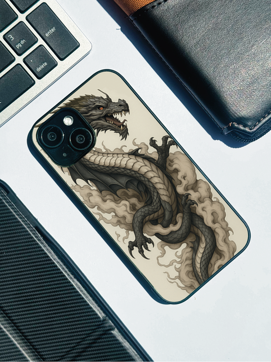 Dragon Premium Glass Back Cover For iPhone 11,12,13,14,15,16 Models