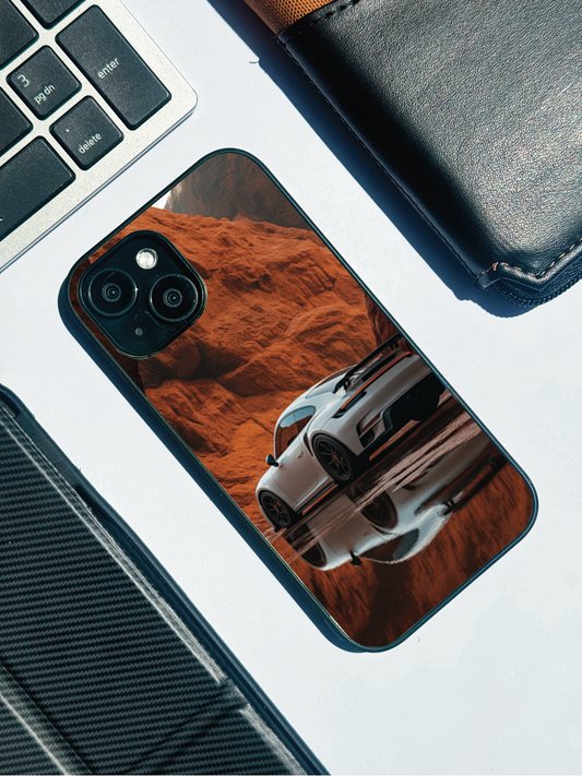 Canyon Rush Glass Back Cover For iPhone 11,12,13,14,15,16 ModelS