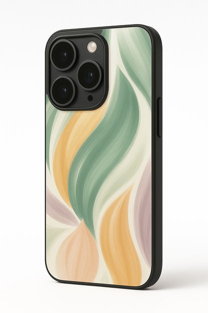 Artistic Touch Premium Glass Back Cover For iPhone 11,12,13,14,15,16 Models