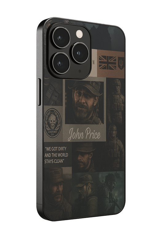 Captain’s Creed Premium Glass Back Cover For iPhone 11,12,13,14,15,16 Models