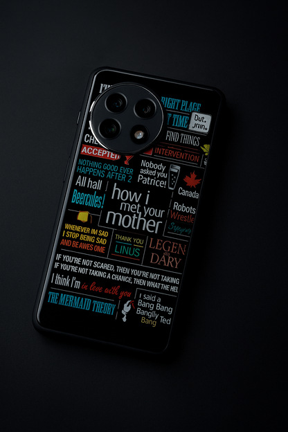 Ted's Story Premium Glass Back Cover For One Plus 13, 12, 11, 10, Nord Series