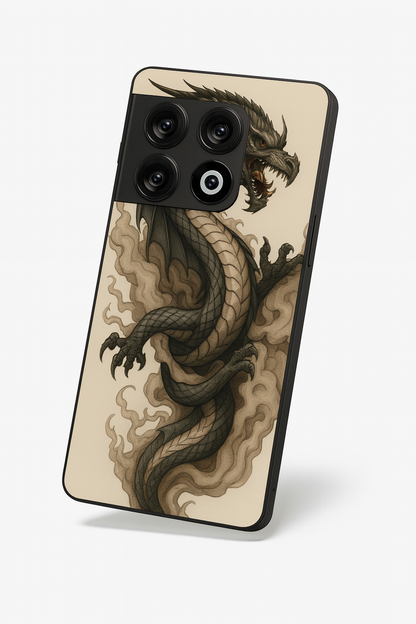 dragon Premium Glass Back Cover For One Plus 13, 12, 11, 10, Nord Series