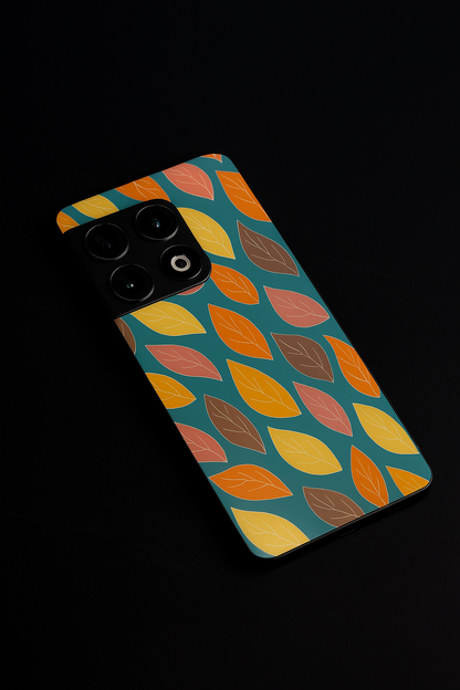Leaf Pattern Premium Glass Back Cover For One Plus 13, 12, 11, 10, Nord Series