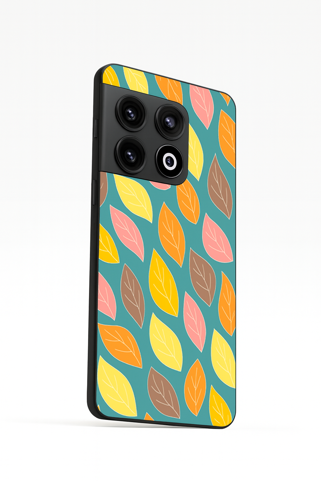 Leaf Pattern Premium Glass Back Cover For One Plus 13, 12, 11, 10, Nord Series