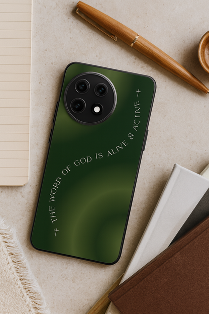 Alive & Active Premium Glass Back Cover For One Plus 13, 12, 11, 10, Nord Series