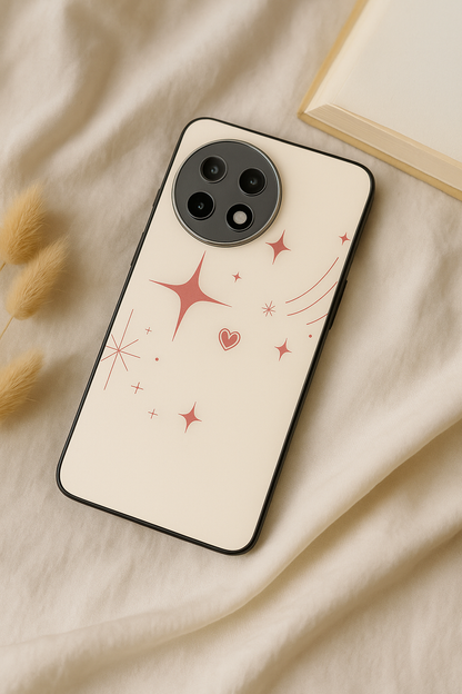 Starry Bliss Premium Glass Back Cover For One Plus 13, 12, 11, 10, Nord Series