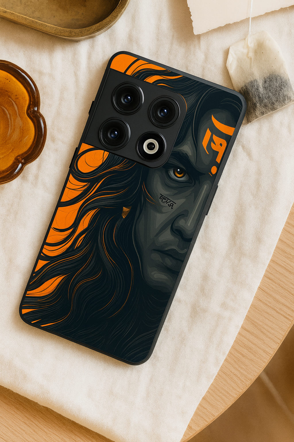 Aghora Veil Premium Glass Back Cover For One Plus 13, 12, 11, 10, Nord Series