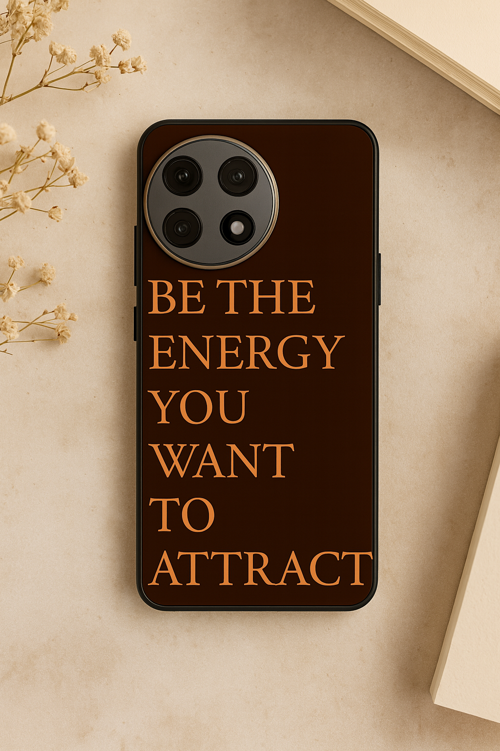 Be The Energy Premium Glass Back Cover For One Plus 13, 12, 11, 10, Nord Series