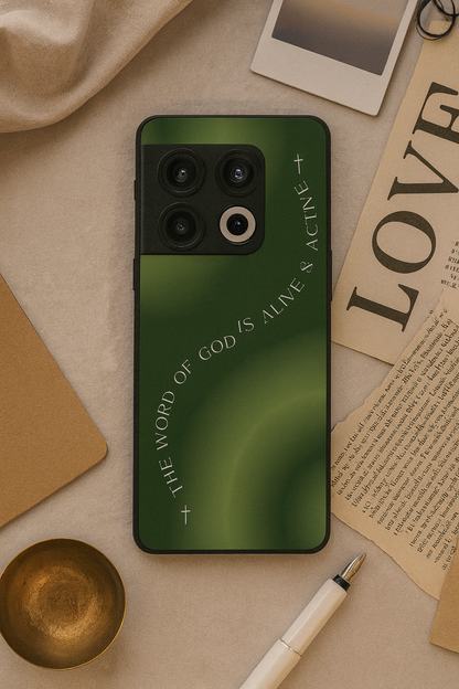 Alive & Active Premium Glass Back Cover For One Plus 13, 12, 11, 10, Nord Series