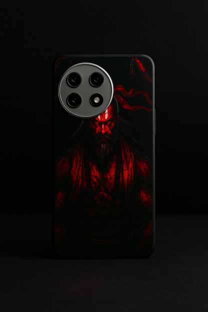 Rudra Roar Premium Glass Back Cover For One Plus 13, 12, 11, 10, Nord Series