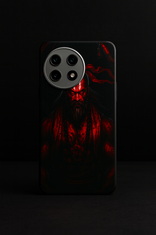 Rudra Roar Premium Glass Back Cover For One Plus 13, 12, 11, 10, Nord Series