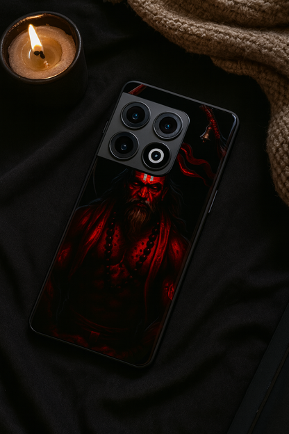 Rudra Roar Premium Glass Back Cover For One Plus 13, 12, 11, 10, Nord Series