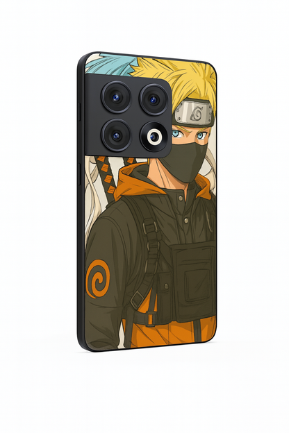 Stealthy Naruto Premium Glass Back Cover For One Plus 13, 12, 11, 10, Nord Series