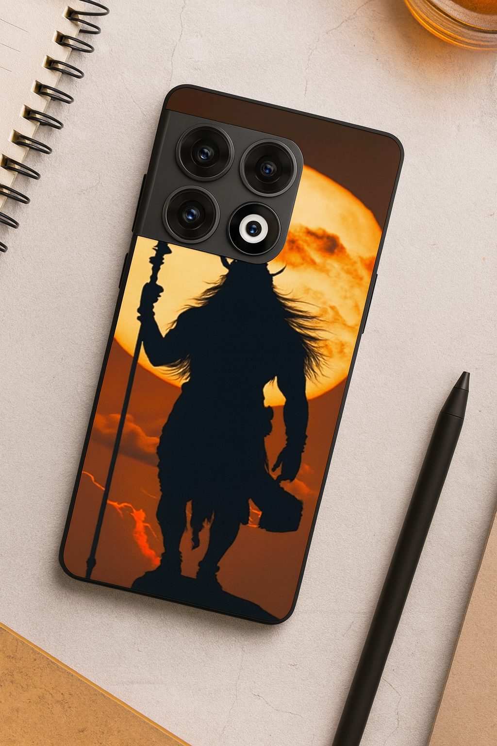 Soul of Kailash Premium Glass Back Cover For One Plus 13, 12, 11, 10, Nord Series