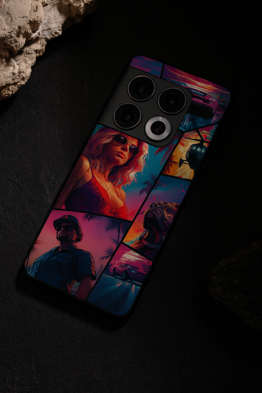 GTA Loading Premium Glass Back Cover For One Plus 13, 12, 11, 10, Nord Series