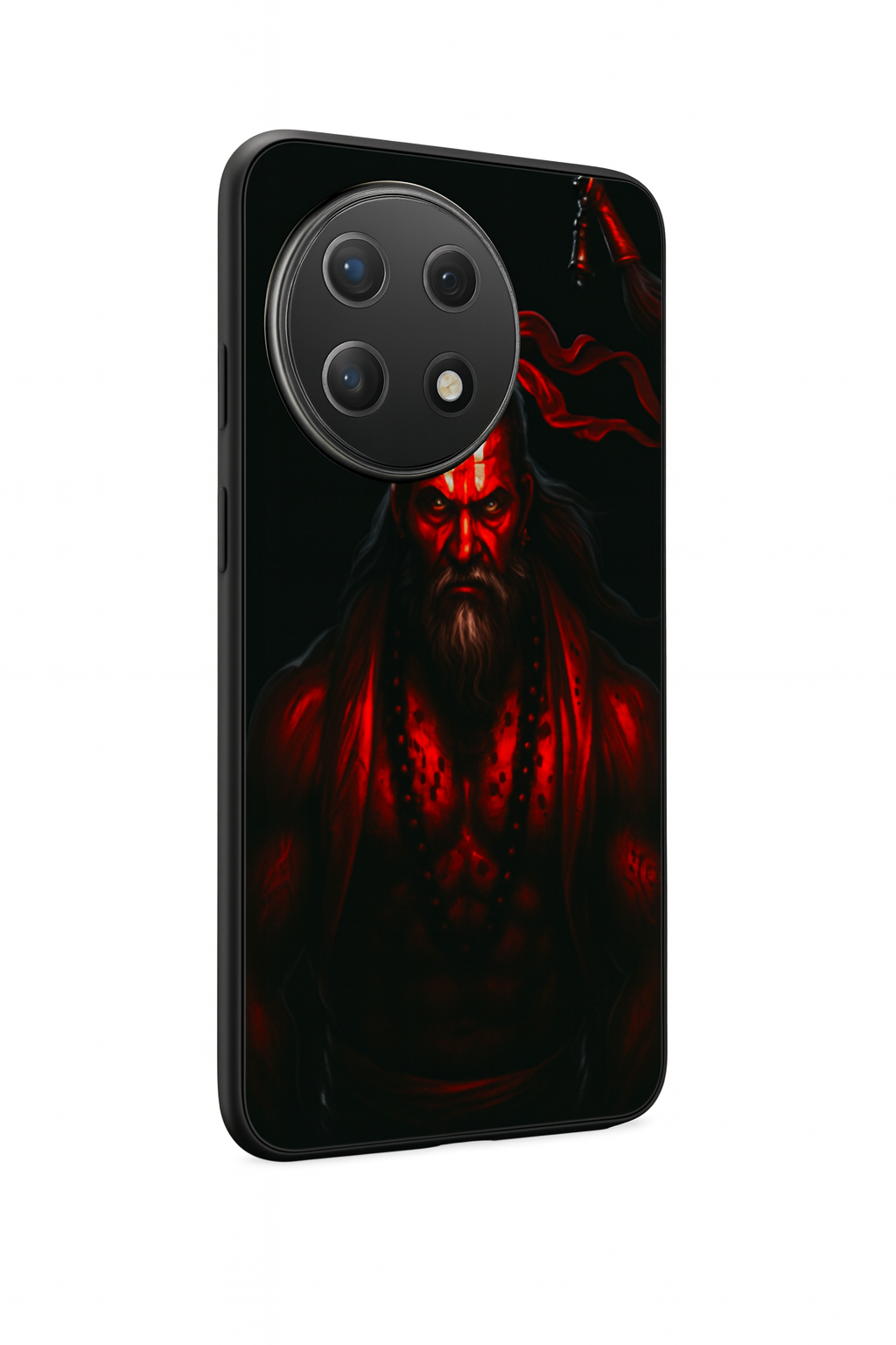 Rudra Roar Premium Glass Back Cover For One Plus 13, 12, 11, 10, Nord Series