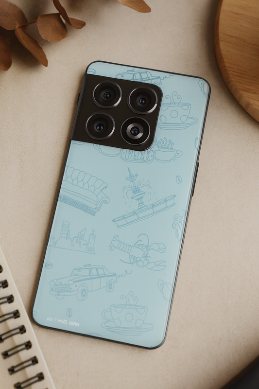 Lazy Latte Premium Glass Back Cover For One Plus 13, 12, 11, 10, Nord Series